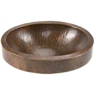   Skirted Vessel Sink with Traditional Hammered Design