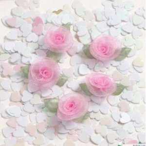  Wedding Roses Fabric Confetti 1/2oz Bag Health & Personal 