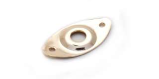 This is an oval jack plate for electric guitar. These come with 