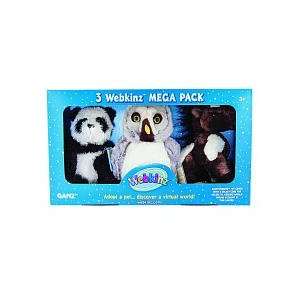 Webkinz Pet Plush Combo   Bear/Owl/Horse Toys & Games