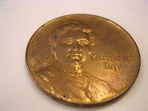 Mothers Day Token or medal copper or brass color  