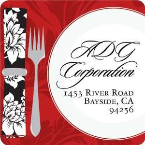  Holiday Dinner Plate Labels