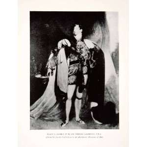  1939 Print King George England British Regency Era Costume 