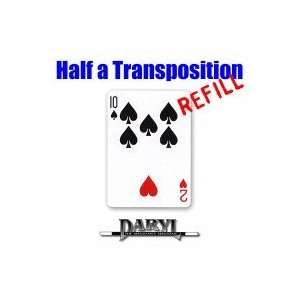   REFILL Half A Transposition (RED Back   2H/10S) by Daryl Toys & Games