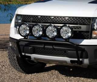   Black Front Lite Light Bar Ford F150 Raptor 4 tab 084709748212  