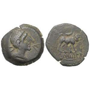  Castulo, Spain, c. 1st Century B.C.; Bronze AE 20 Toys 