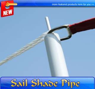New Sun Sail Shade Stainless Pipe POLE KIT Canopy Accessories with 
