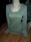 MICHAEL STARS Shine Scoop Neck Button Blouse Top OS NWT  