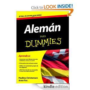 Alemán para Dummies (Spanish Edition) Christensen Paulina, Fox Anne 