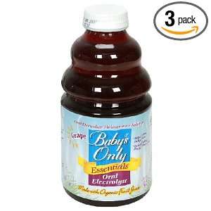 Babys Only Oral Electrolyte Solution, Grape, 32 Ounce Bottle (Pack of 