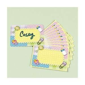 Lot of 24 Baby Shower Self Adhesive Name Tags Boy or Girl 
