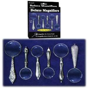    Deluxe Magnifiers   Magnifying Glasses   Set of 6 Electronics