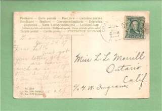 PFB Lovely 1907 LORDS PRAYER Postcard  LEAD US NOT  