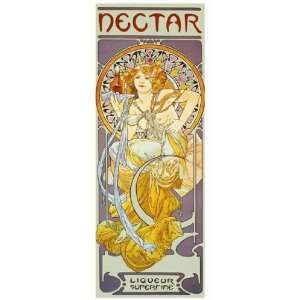  Nectar   Poster by Alphonse Mucha (10x24)