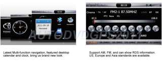 Auto Radio DVD Player Headunit GPS Navigation Stereo Phonebook RDS 