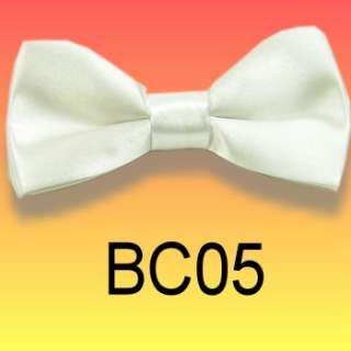 New boys Solid Bowtie Pre tied Wedding bow tie BC05  