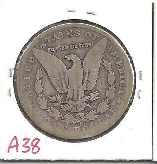 1893 O Morgan Silver Dollar Good A38  