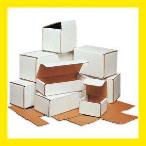 6x3x2 lightweight light WHITE Shipping Mailing Box 50pc  