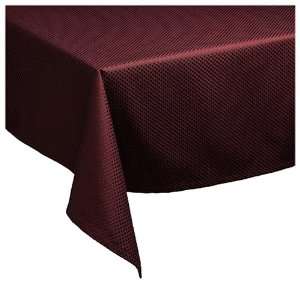 Waterford Table Crosshaven 90 Inch Round Table Cloth, Raisin  