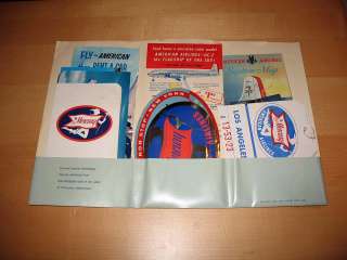 American Airlines FLIGHT PACKET 1957 THE MERCURY  