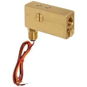 Gems Sensors FS 10798 Series Brass Flow Switch For Use With Water 