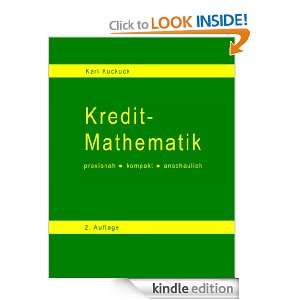 Kredit   Mathematik praxisnah   kompakt   anschaulich (German Edition 
