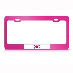  South Korea Koran Flag Country Metal license plate frame 