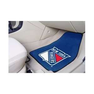  2 PC New York Rangers Carpeted Front Car Mats Everything 