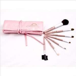   Pieces Professional Makeup Brush Set with Travel Pouch Color Pink