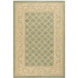  Couristan Entwined All Weather Area Rug   59x92, Green 