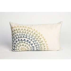   Ombre Threads Rectangle Indoor/Outdoor Pillow in Cool