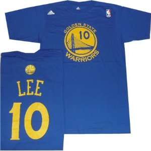 Golden State Warriors David Lee Adidas New Logo T Shirt  