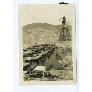  1940 Photo Shasta Dam Under Construction on Sacramento 
