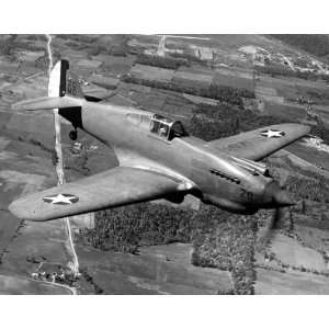  Curtis P 40 Warhawk Air Craft Historic 8 1/2 X 11 