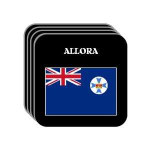  Queensland   ALLORA Set of 4 Mini Mousepad Coasters 