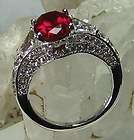  Jean Dousset 3.47ct Absolute Classics Round & Pear 3 Stone Ring SZ 