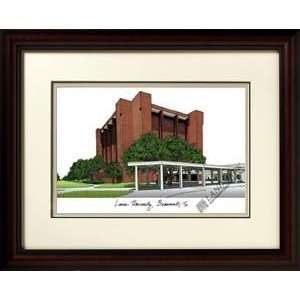  Lamar University Alma Mater Framed Lithograph Sports 