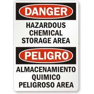  Danger Hazardous Chemical Storage Area, Peligro Almacenamiento 