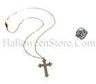 angelica cross necklace and ring costume accessories  
