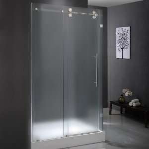  Glass / Stainless Steel Shower Enclosures 36 x 60 Frameless 3/8