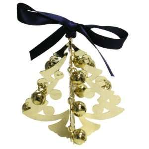  Gloria Duchin Goldtone Dimensional Tree Ornament 
