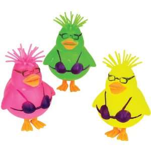  4 Puffer Bikini Ducky Case Pack 24 Toys & Games