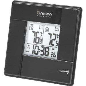 Oregon Scientific RAR381 BK Wireless In/Out Temp, Clock  