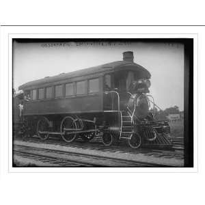   Passenger (observation) locomotive train car of New York Central