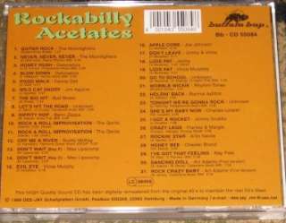CD VARIOUS ROCKABILLY ACETATES BUFFALO BOP ROCKABILLY  