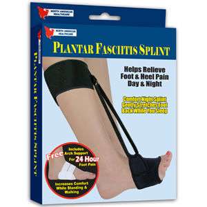 Plantar Fasciitis Splint Heal Foot Pain Day Night Brace 017874004072 