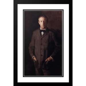 Eakins, Thomas 17x24 Framed and Double Matted Portrait of William B 