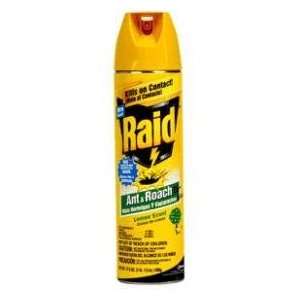  Raid Ant & Roach Killer Insecticide Spray Lemon 17.5 oz 