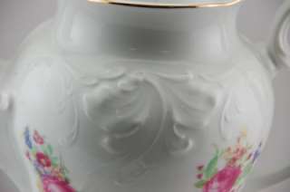 Vintage WAWEL CHINA Pink Roses Coffee Pot & Lid 5 Cup WAV11 Made in 