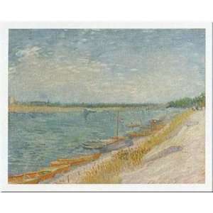  Canots Amarres By Vincent Van Gogh Highest Quality Art 